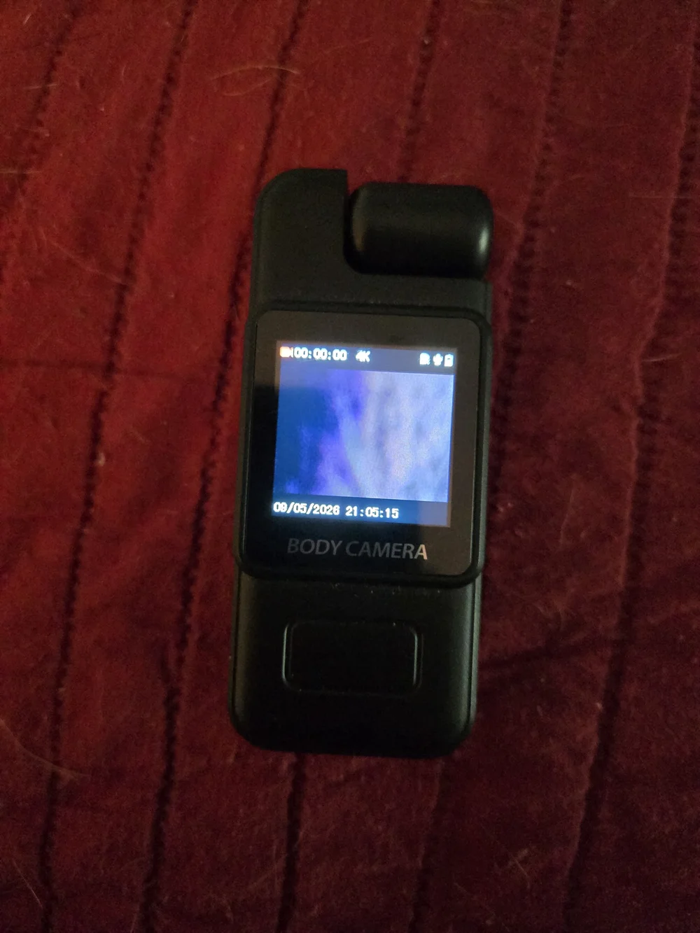 Source Unknown Black Clip-On Body Camera NWOT